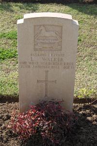 Ismailia War Memorial Cemetery - Walker, Leslie